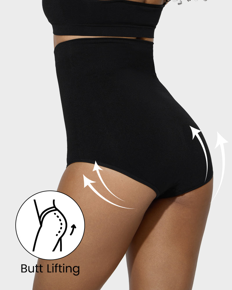 Bauchweg-Slip mit hoher Taille