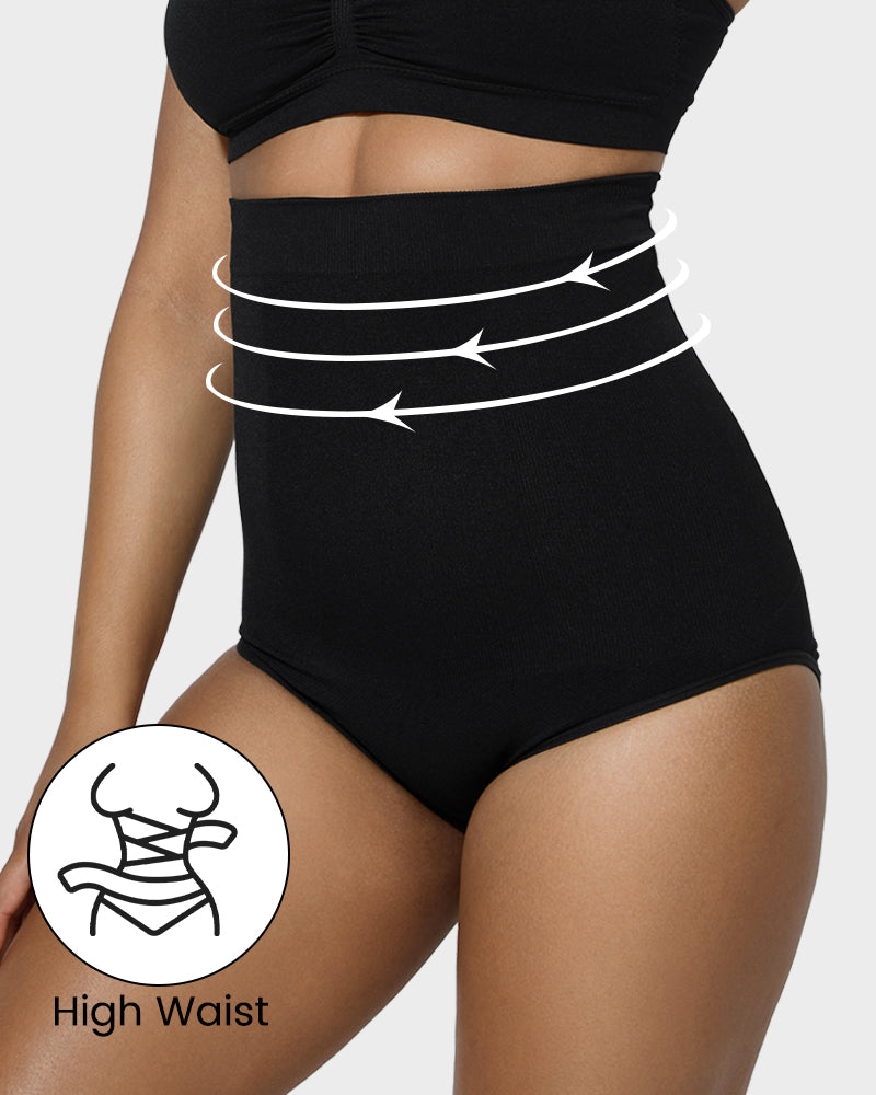 Bauchweg-Slip mit hoher Taille