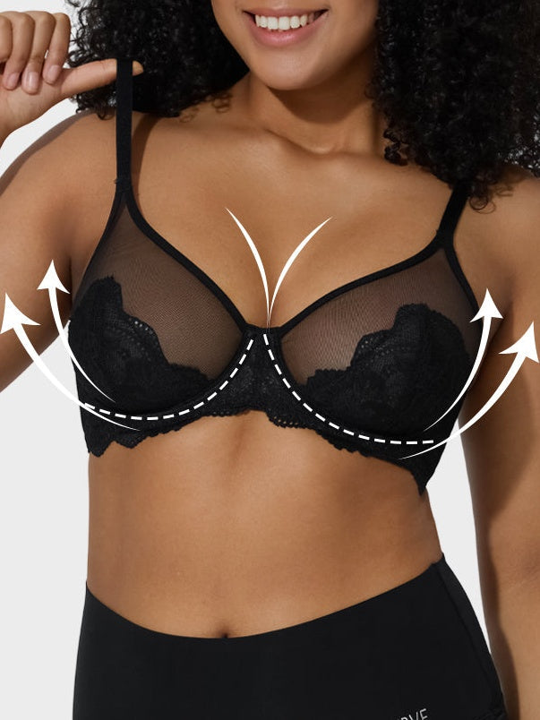 Full Coverage Lace Minimizer Bra