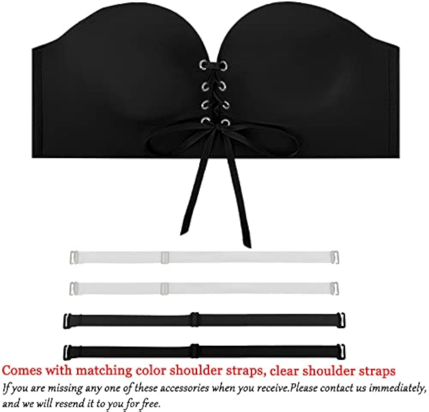 Wireless Seamless Push Up Strapless Bra