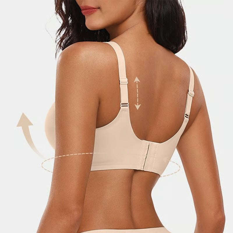 Nahtloser Push-Up-BH mit Wellenkante