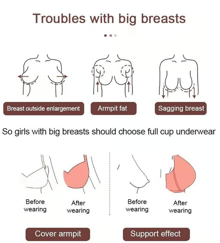 Super Gather Bra | Wireless Push-up Bra