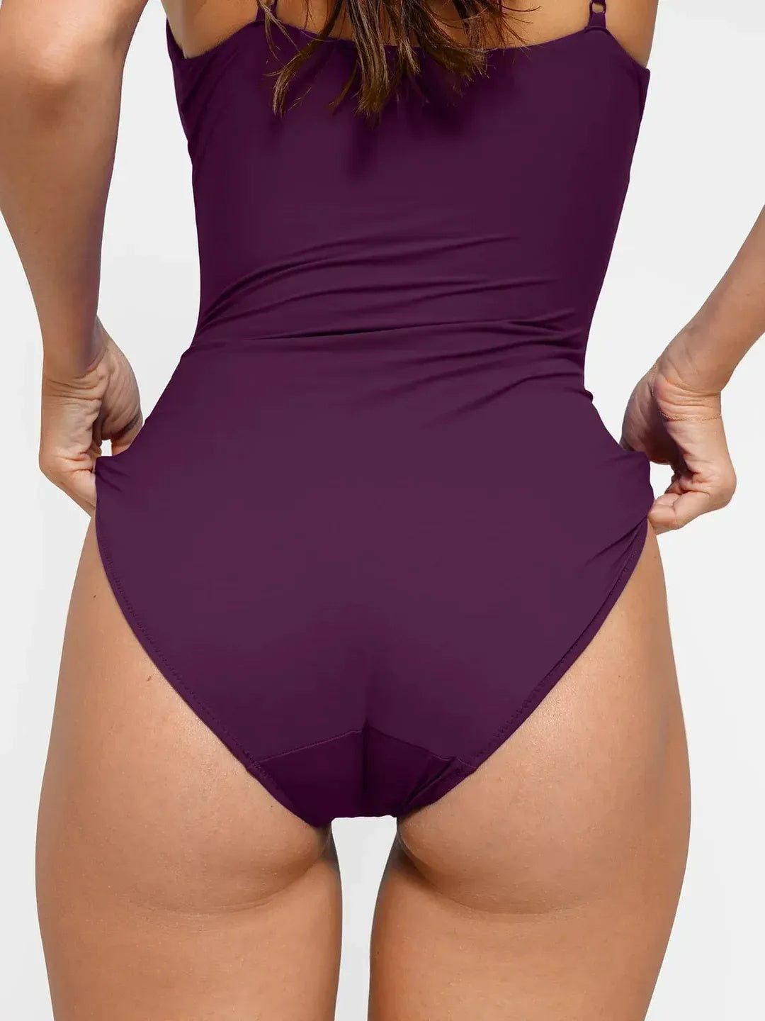 Plunging V Slimming One-Piece Swimsuit