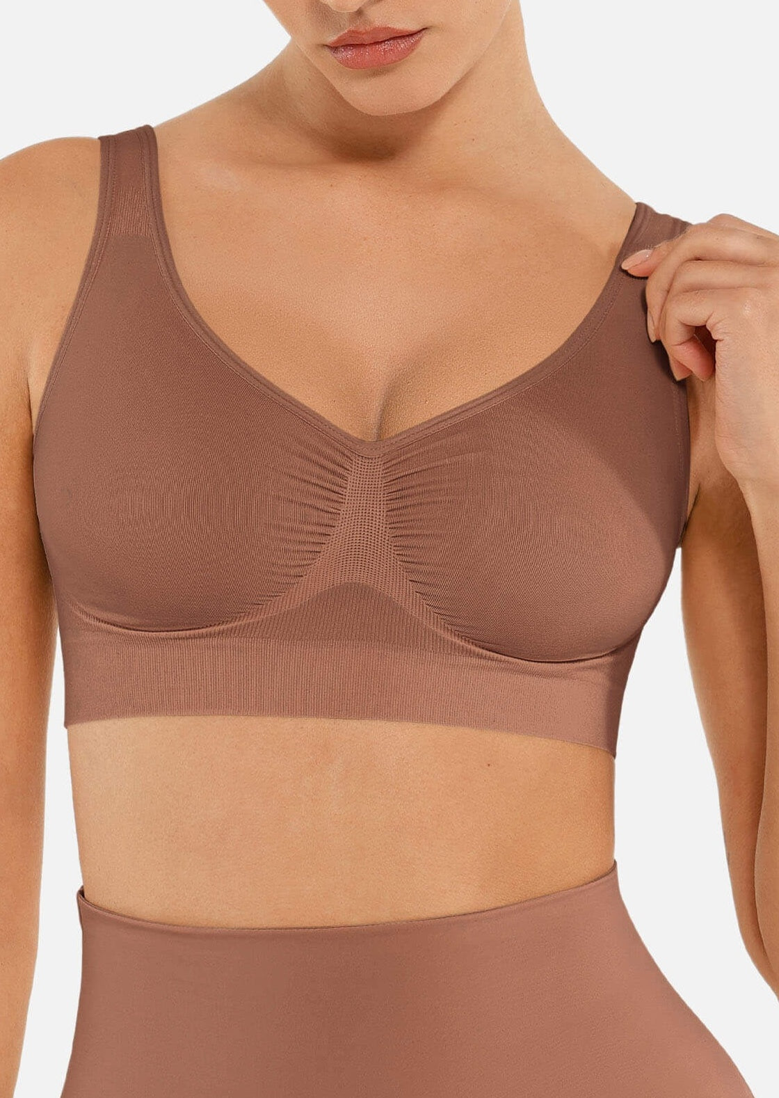 No Underwire Wide Straps Everyday Bra