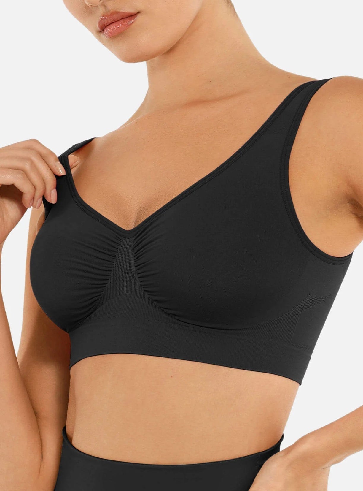 No Underwire Wide Straps Everyday Bra