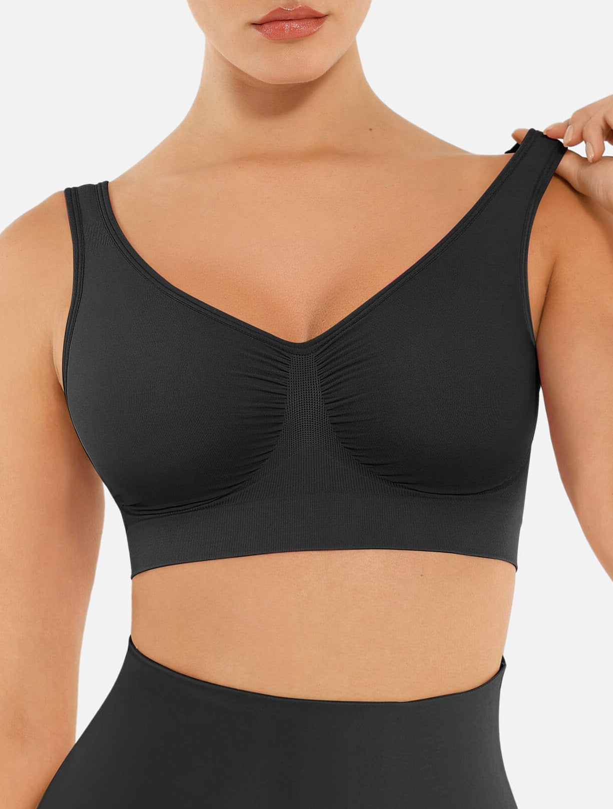 No Underwire Wide Straps Everyday Bra