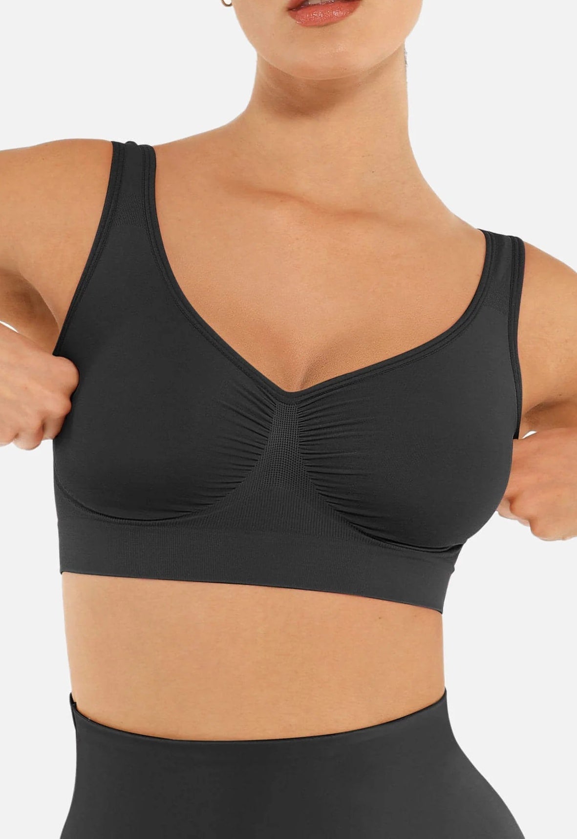 No Underwire Wide Straps Everyday Bra