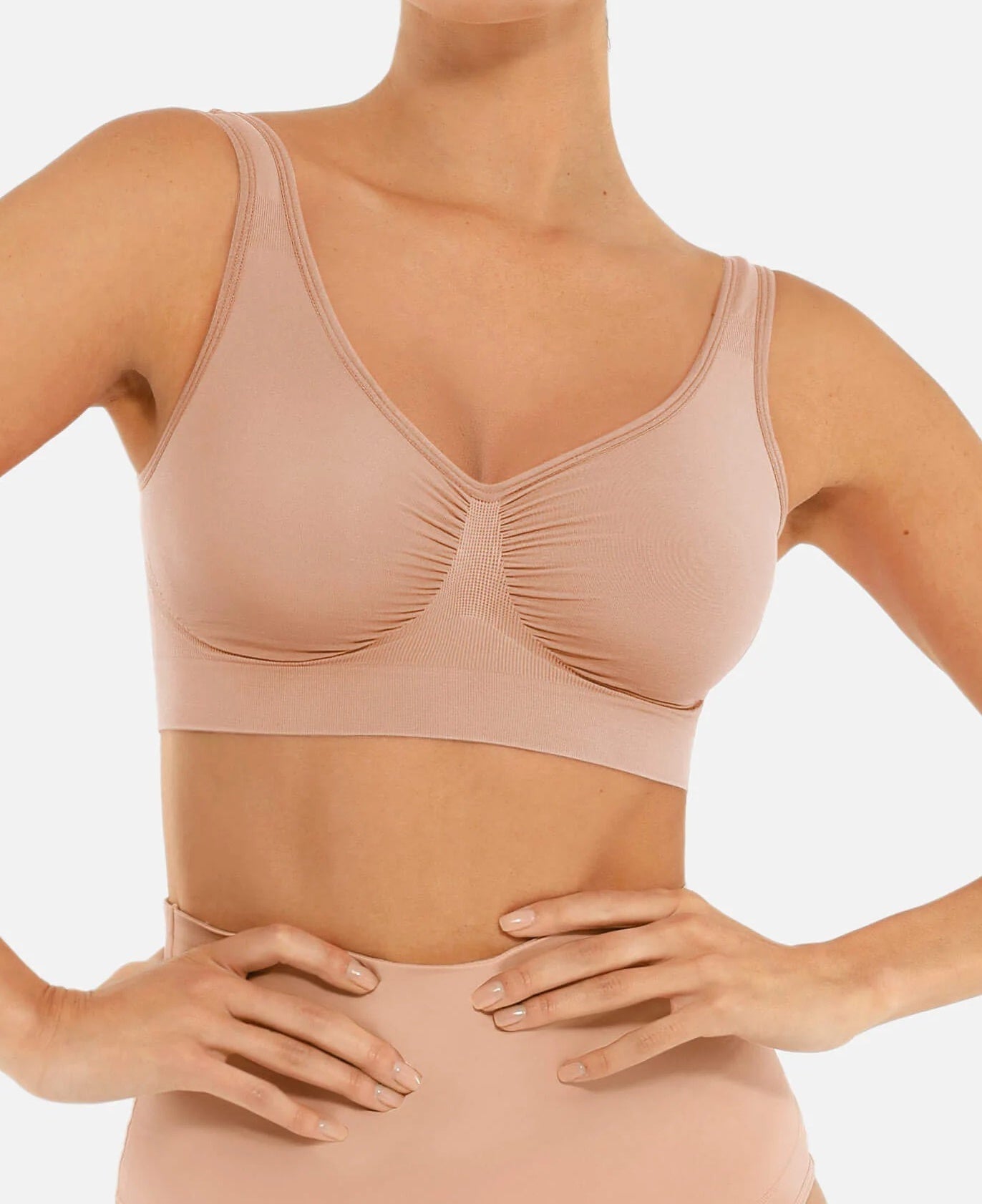 No Underwire Wide Straps Everyday Bra