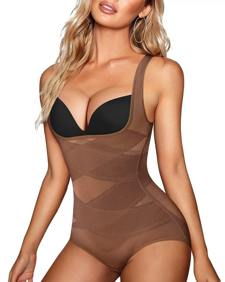 Mesh Tummy Tuck Body Triangle Shapewear