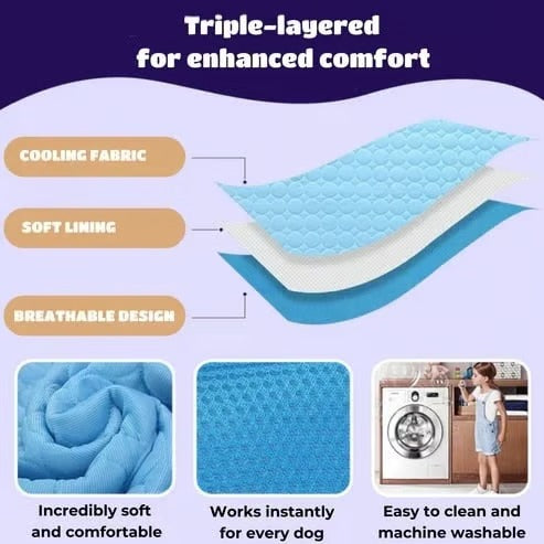 Dog Cooling Mat (4x More Effective)