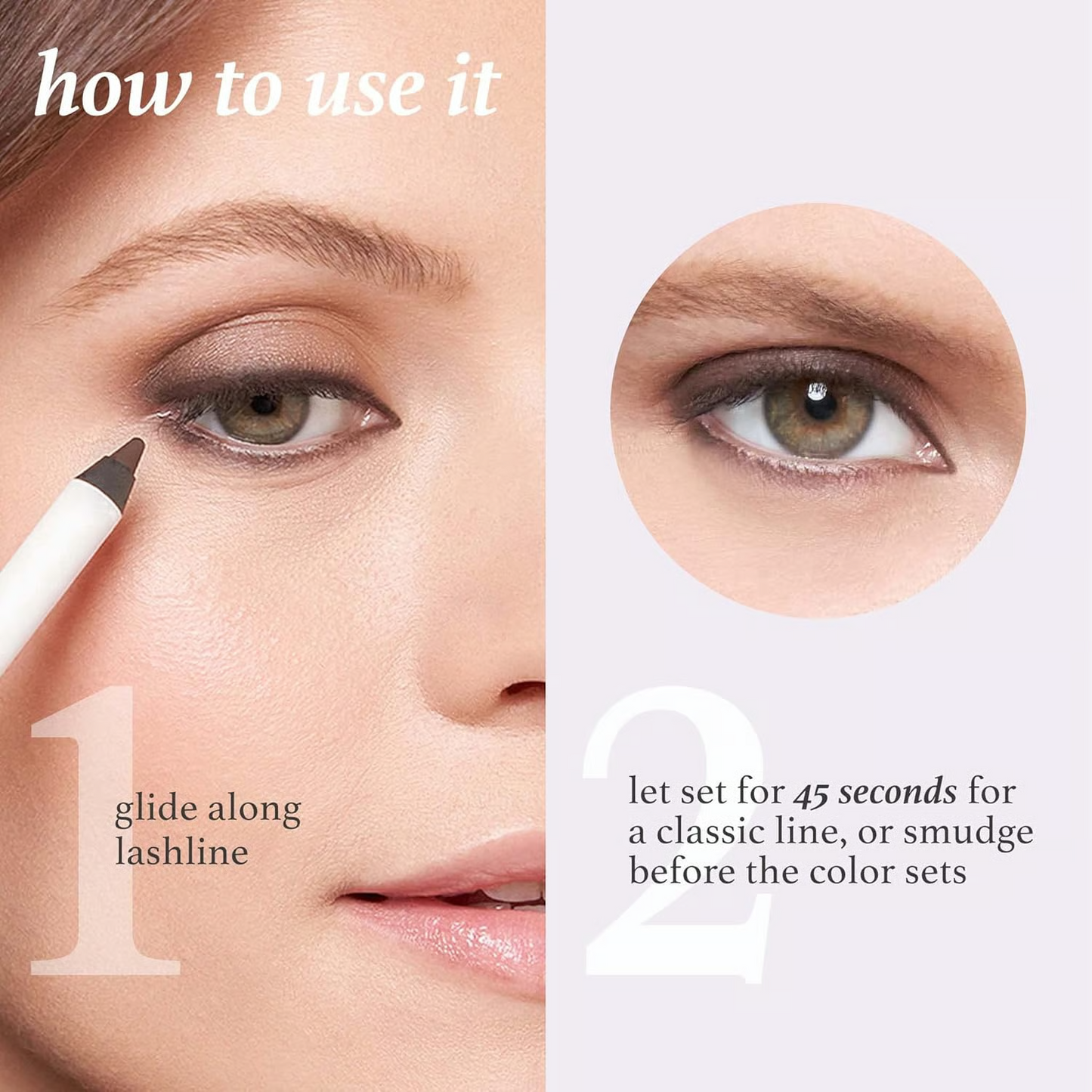 24 HR Waterproof Sharpenable Eye Pencil With FREE Sharpener