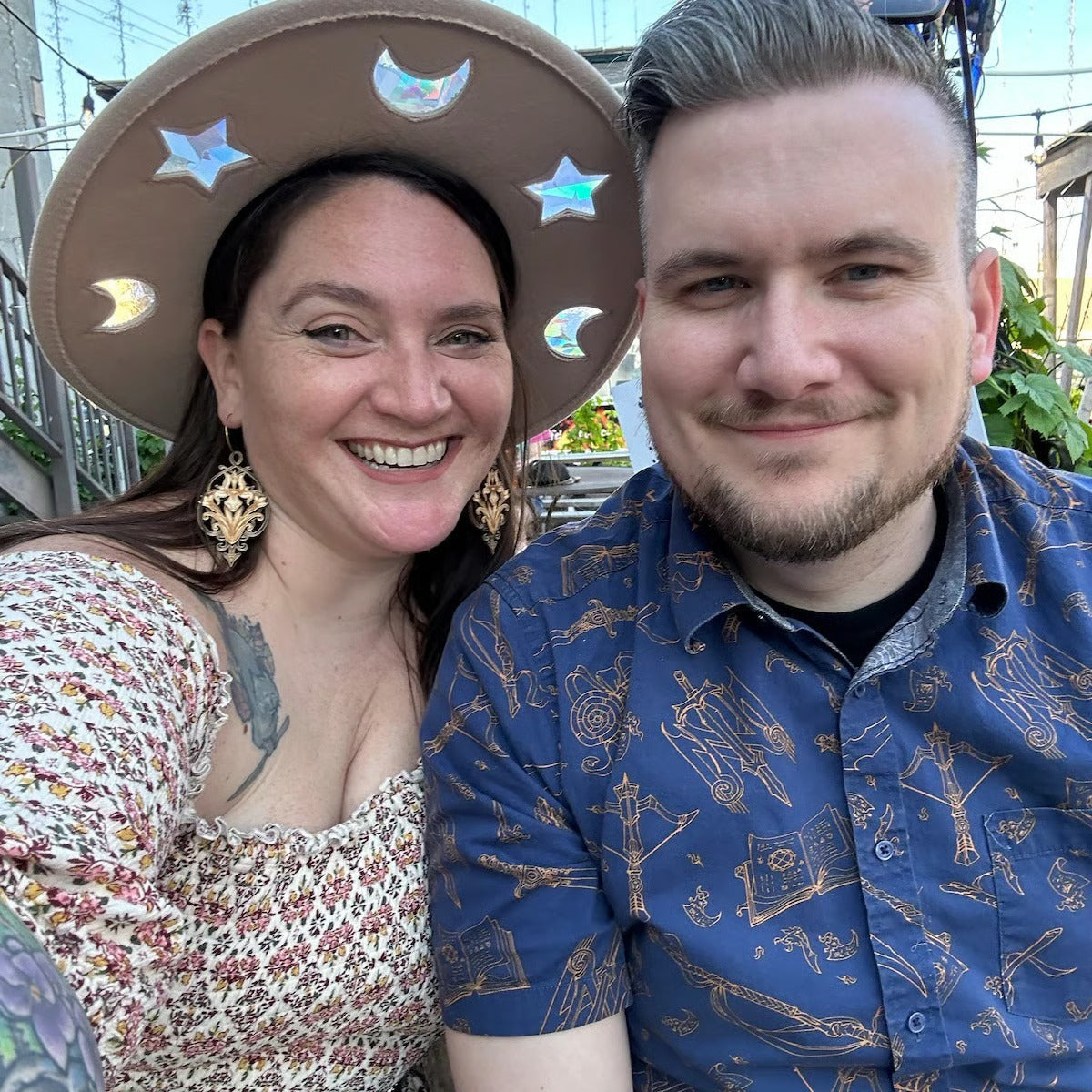 Suncatcher Cowgirl Straw Prism Hat