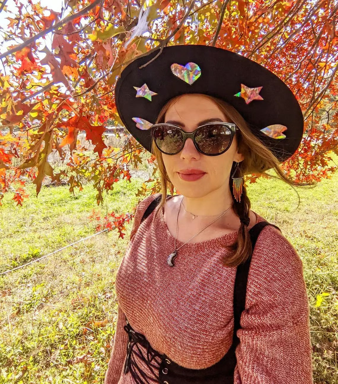 Suncatcher Cowgirl Straw Prism Hat
