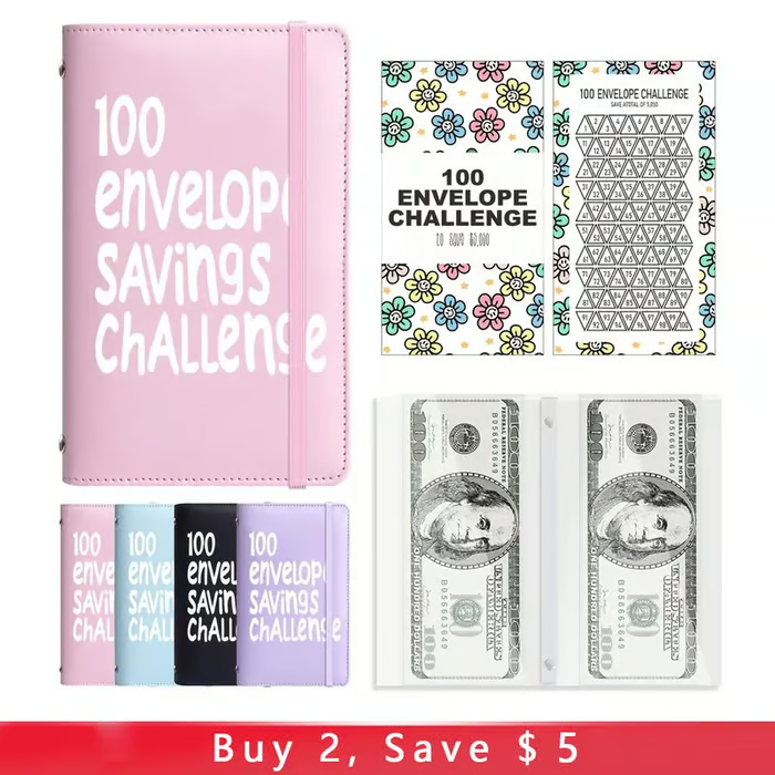 100 Days Money Saving Challenge Coin Envelope BudgetStorage Book
