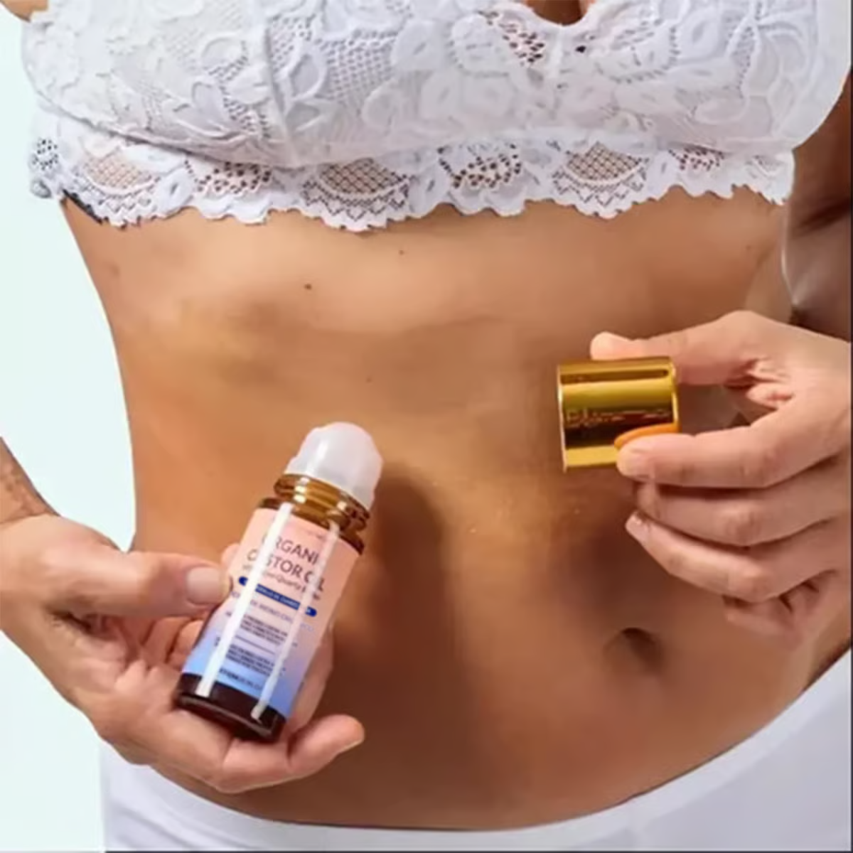 Organic Castor Oil Roll-On - For Radiant Skin, Lush Hair & Relaxation