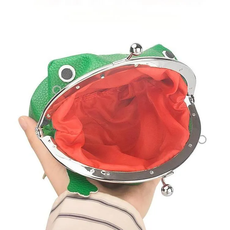 Frog Coin Purse Cartoon Frog Wallet Small Storage Bag