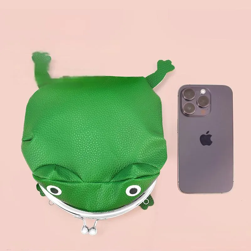 Frog Coin Purse Cartoon Frog Wallet Small Storage Bag