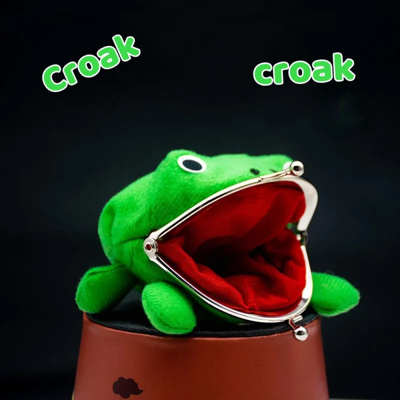 Frog Coin Purse Cartoon Frog Wallet Small Storage Bag