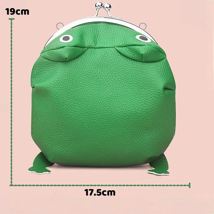 Frog Coin Purse Cartoon Frog Wallet Small Storage Bag
