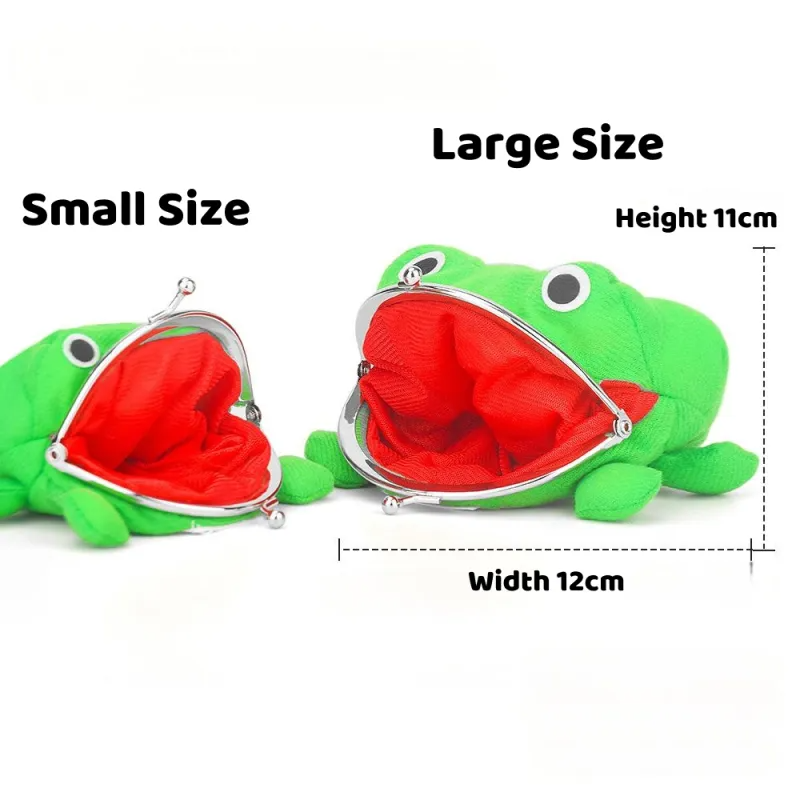 Frog Coin Purse Cartoon Frog Wallet Small Storage Bag