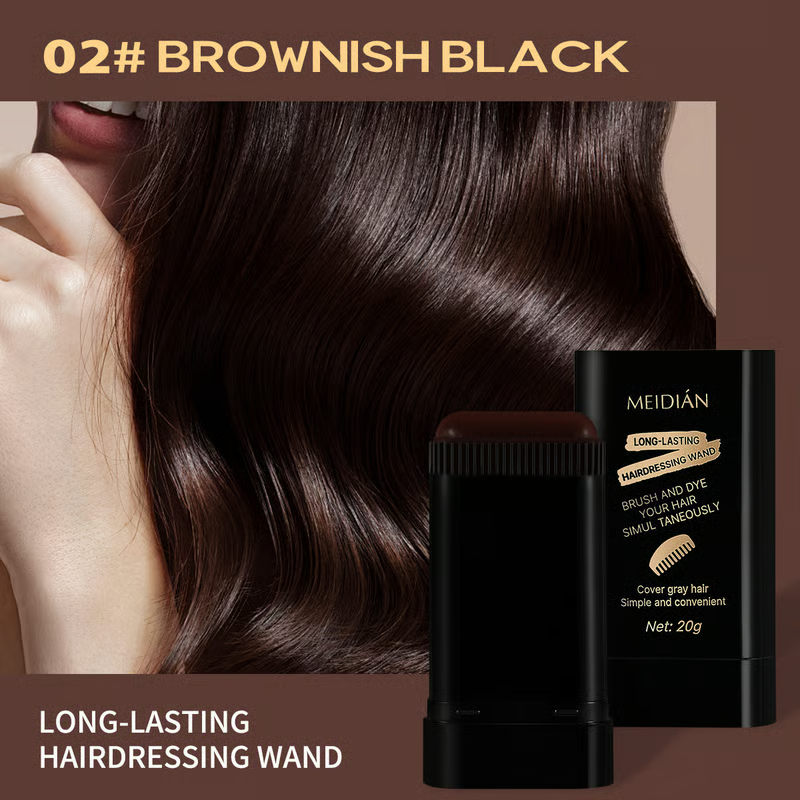 Portable Hair Dye Comb For Gray Hair Coverage
