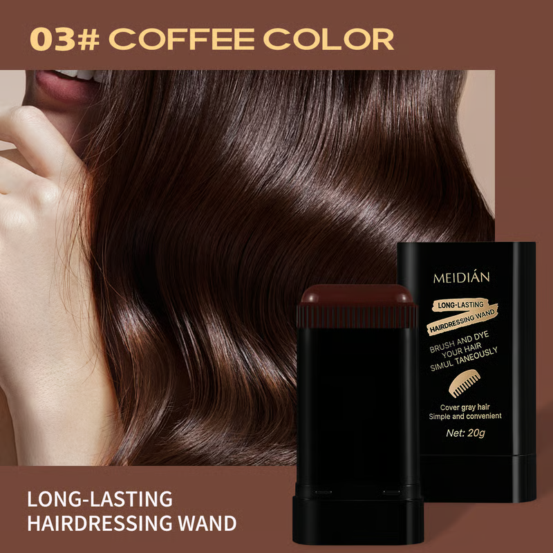 Portable Hair Dye Comb For Gray Hair Coverage