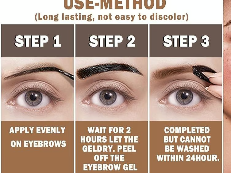 Semi-Permanent Eyebrow Tattoo Gel Paste