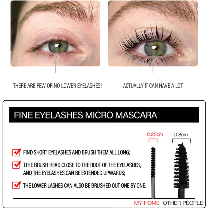 Thick, Curling, Long-lasting And Waterproof Mascara