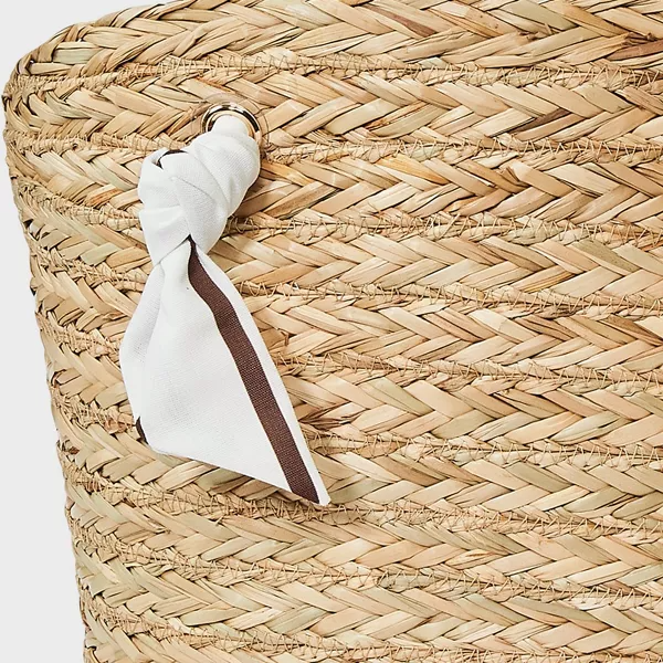 Scarf Basket Tote Handbag