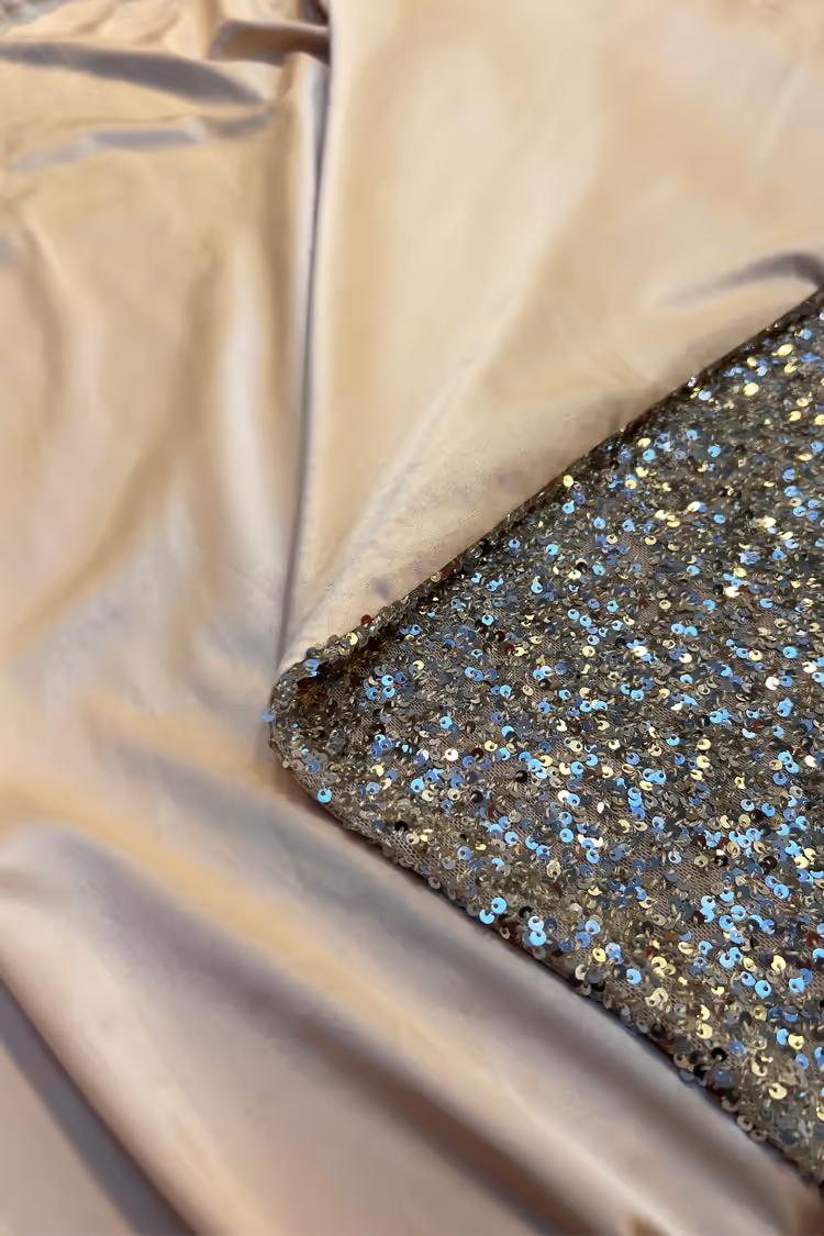 Sequin Maxi Wrap Skirt