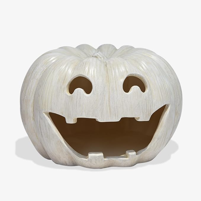 Jack-o'-Lantern Pumpkin Tealight Holder