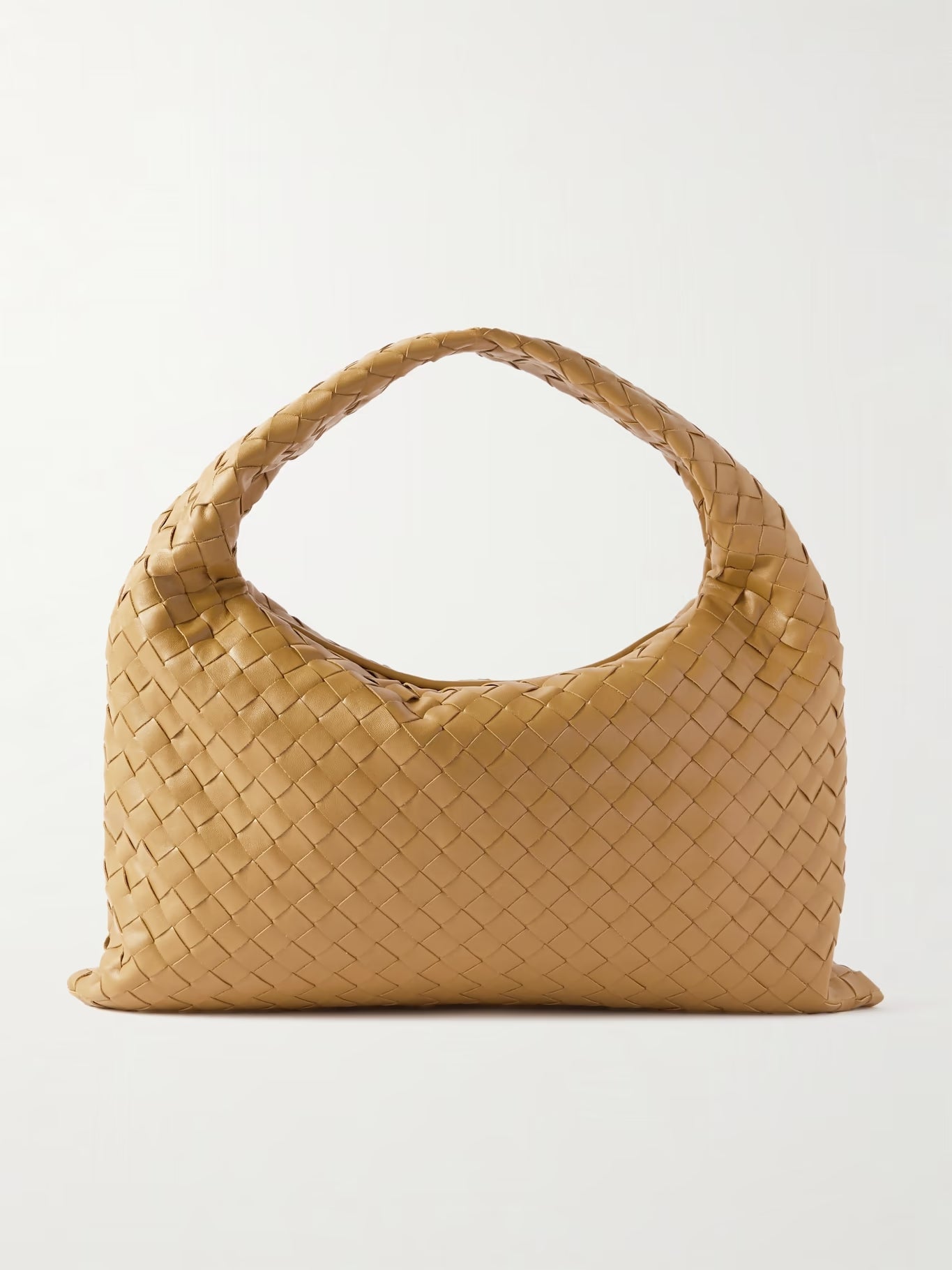 Large Leather And Denim Tote