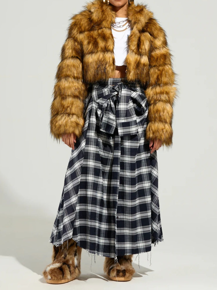 Plush Cropped Jacket