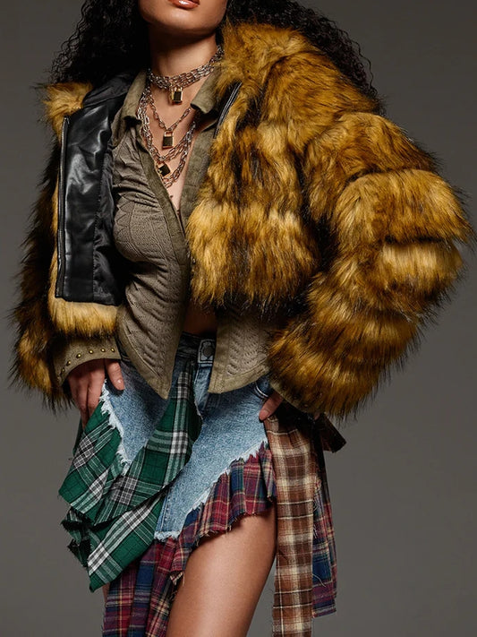 Plush Cropped Jacket