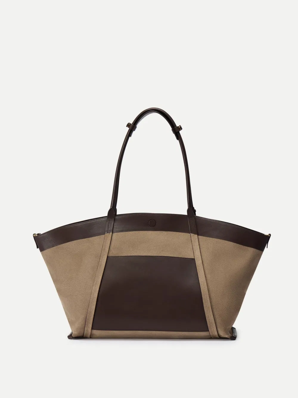Convertible Tote Bag Large In Dutch Calfskin And Suede
