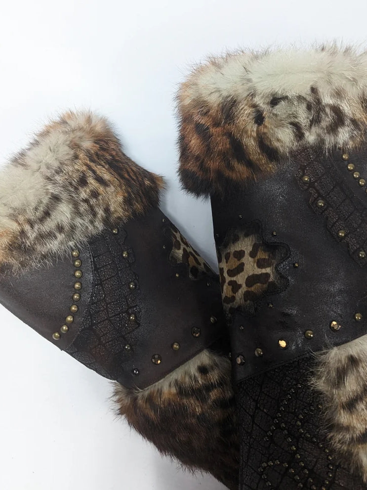 Fur Heel Boots