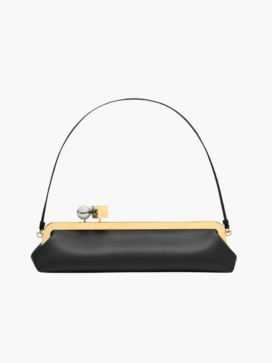 The Salon Leather Clutch