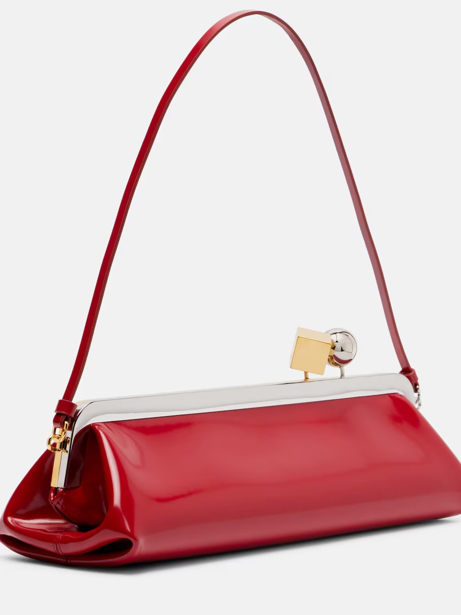 The Salon Leather Clutch