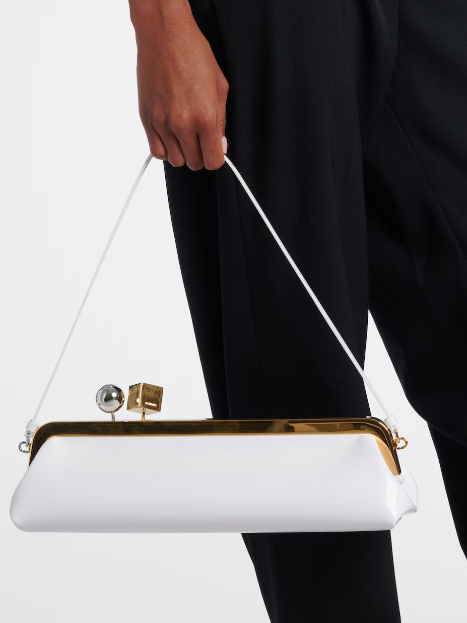 The Salon Leather Clutch