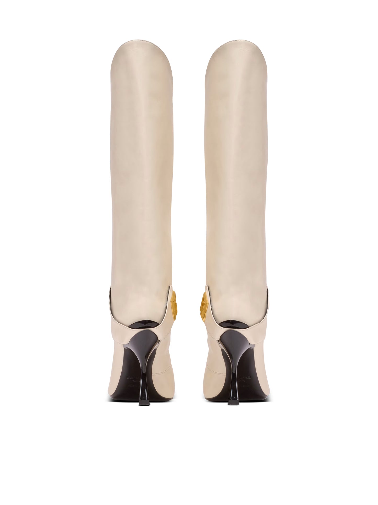Twist Heeled Leather Boots