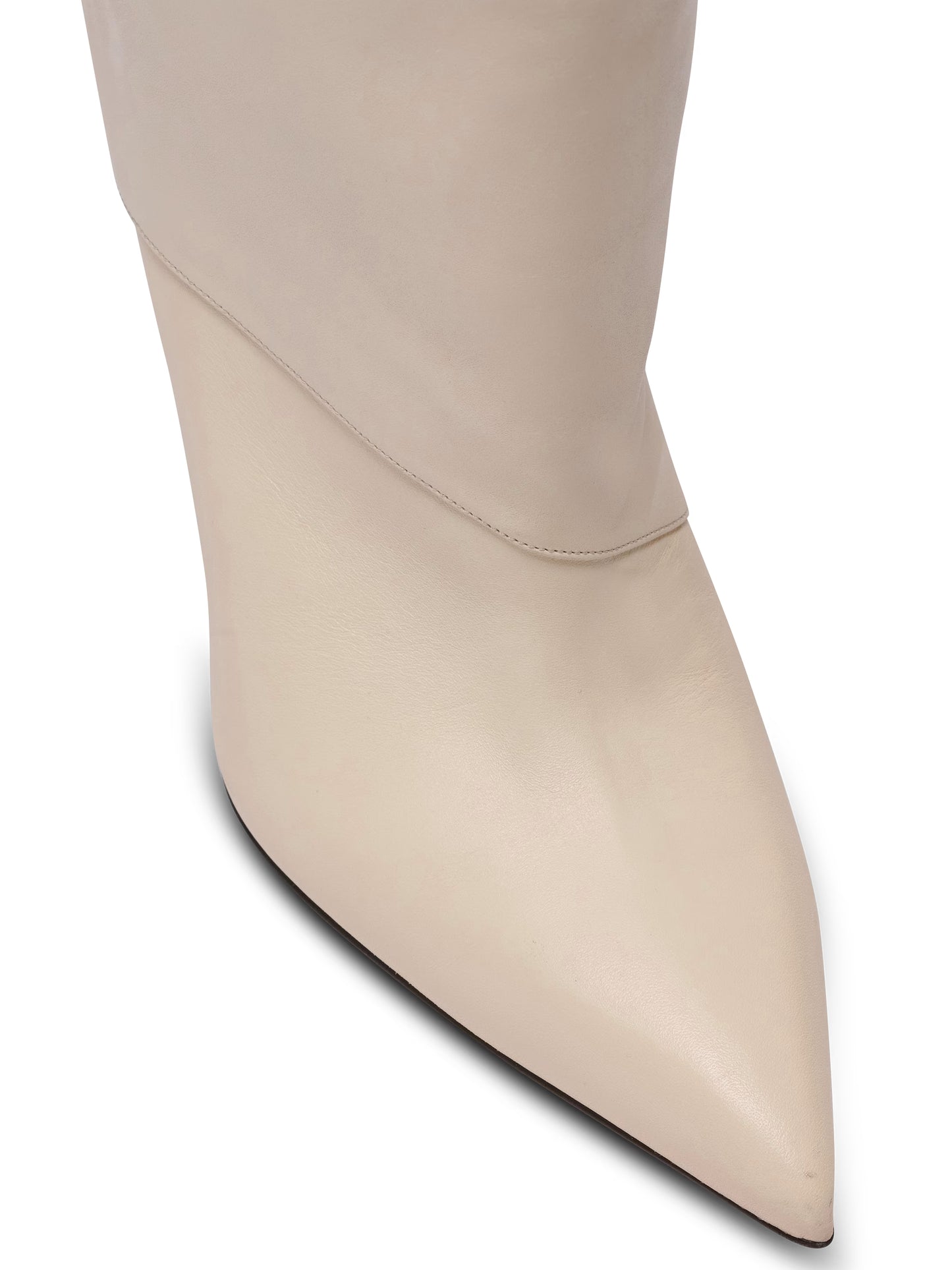 Twist Heeled Leather Boots