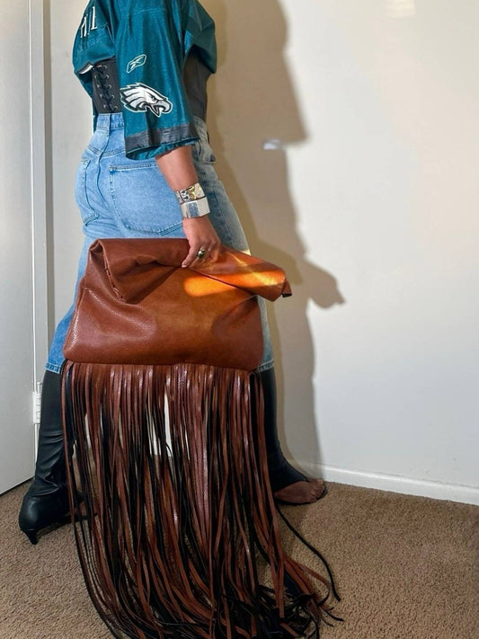 Exaggerated Fringe Bag