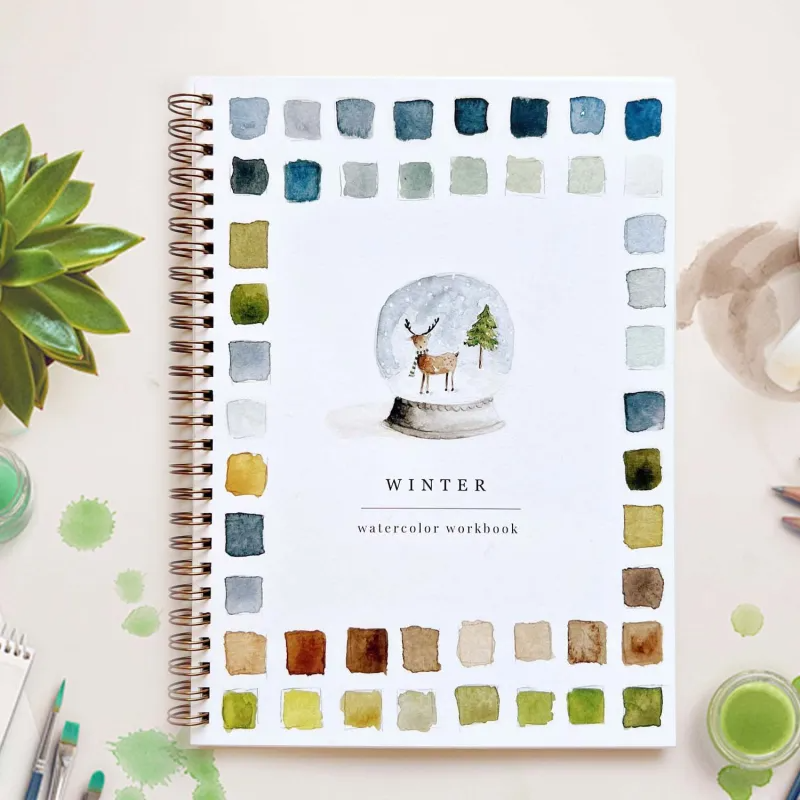 Watercolor Workbook Say Goodbye To Anxiety Awaken Your Artistic Talent