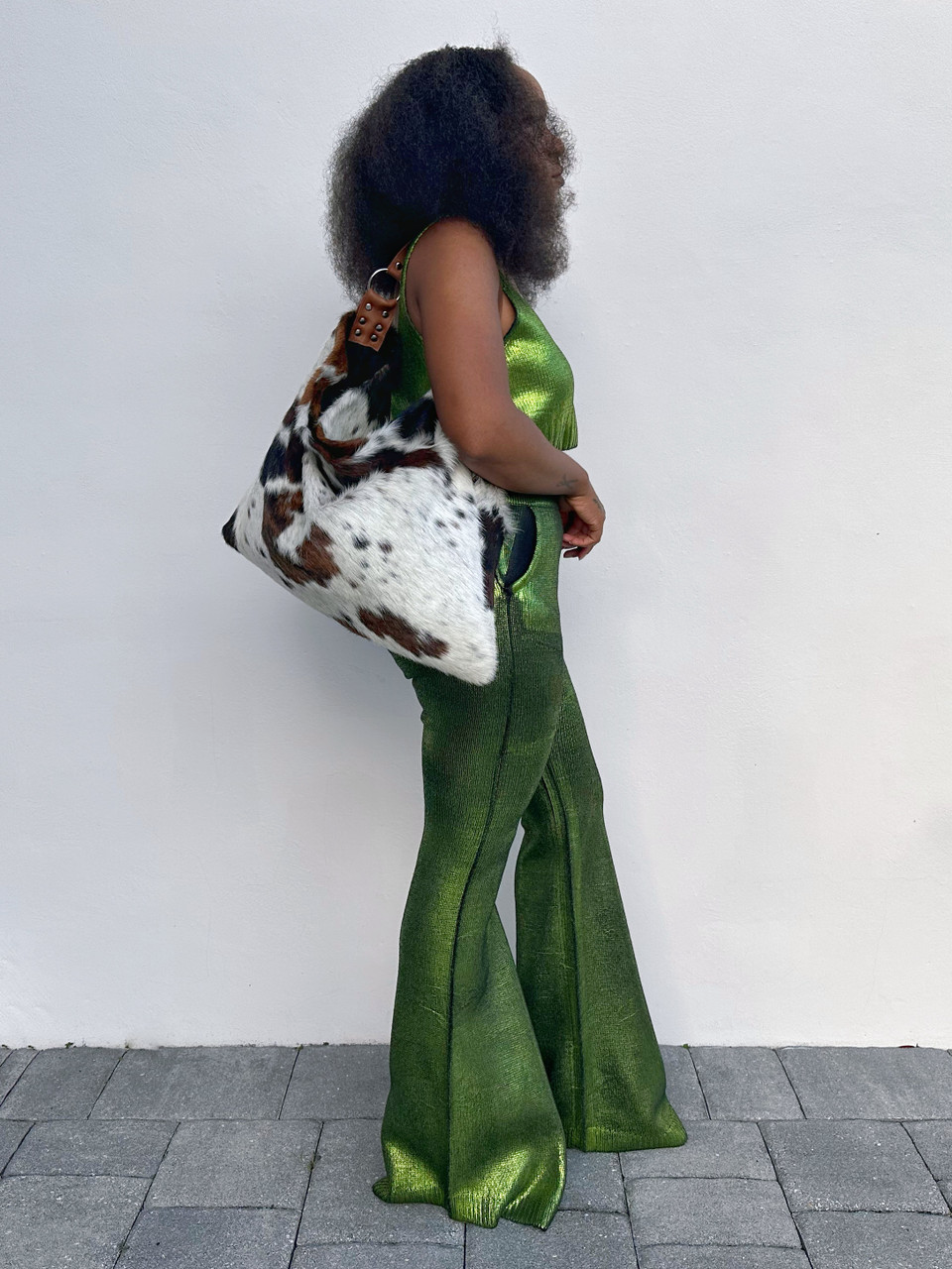 Jaguar Print Shoulder Bag