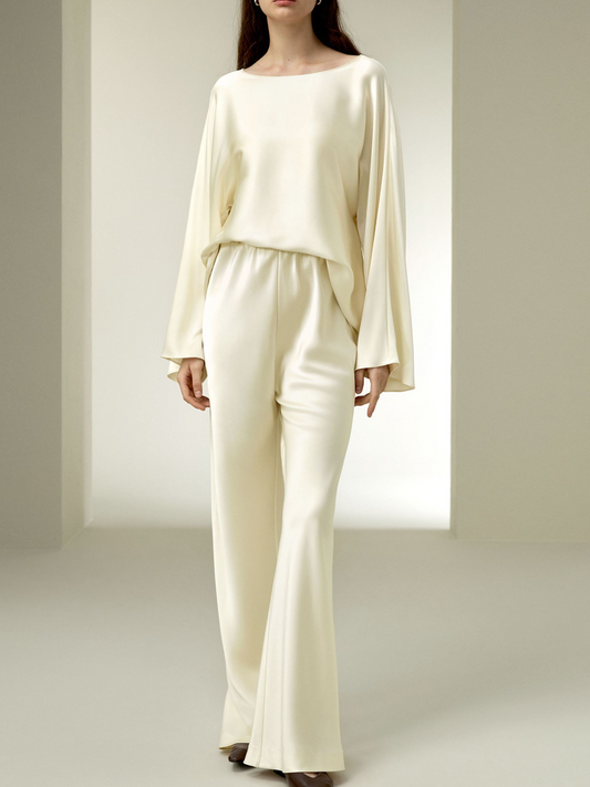 Casual Long Sleeve Simple Suit