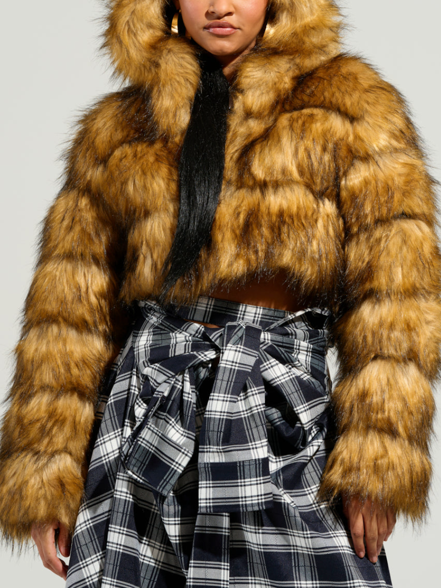 Plush Cropped Jacket