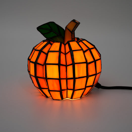 Glass Pumpkin Decoration Halloween Night Light