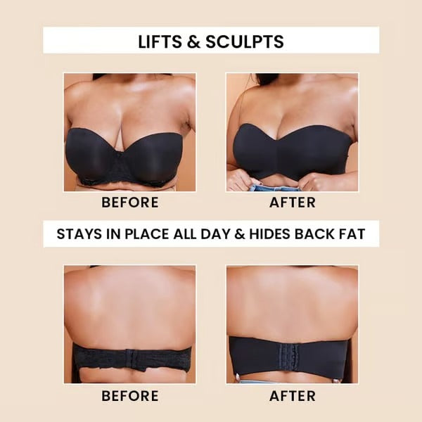 Full Support Convertible No-Slip Headband Bra