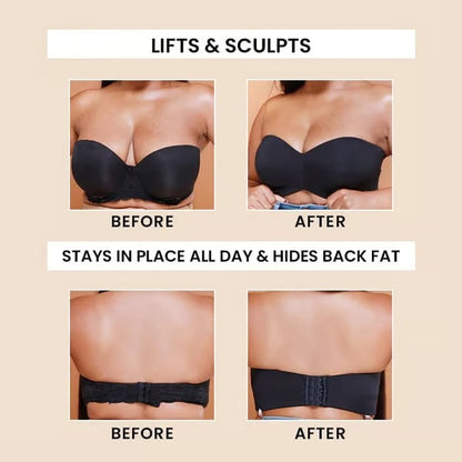 Full Support Convertible No-Slip Headband Bra