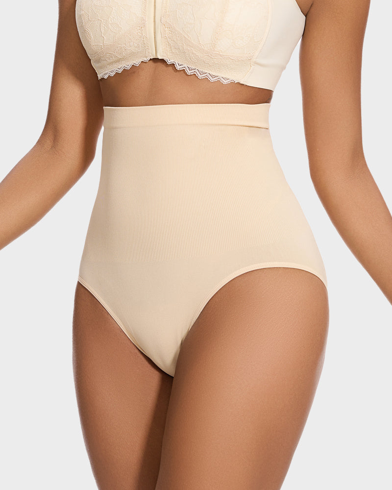 High Waist Tummy Control Brief Panty